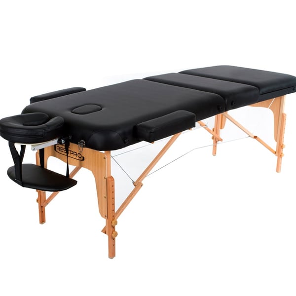 Marquesa plegable de madeira Kinefis Supreme Vip 3 - (Cor preta)